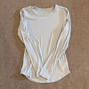 No Boundaries Light Blue Long Sleeve Tee